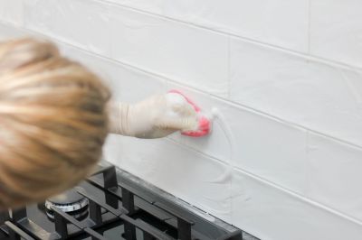 Kitchen Grout Cleaning